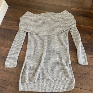 off the shoulder sweater